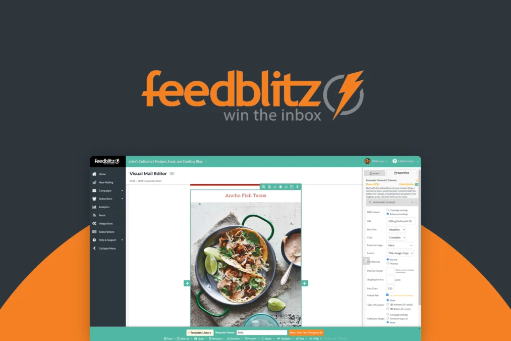 FeedBlitz – Send newsletters that always deliver preview and deal image