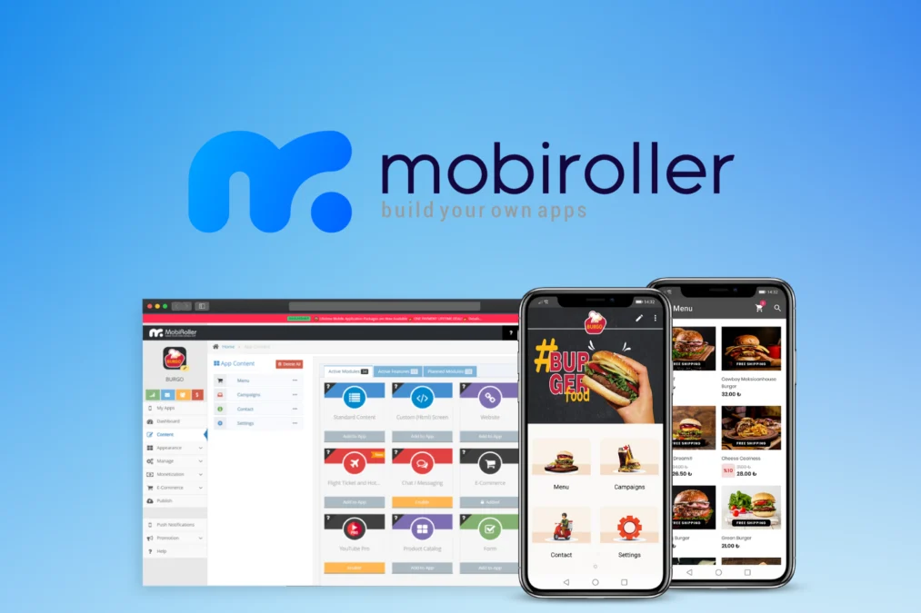 Mobiroller – logo preview and deal image