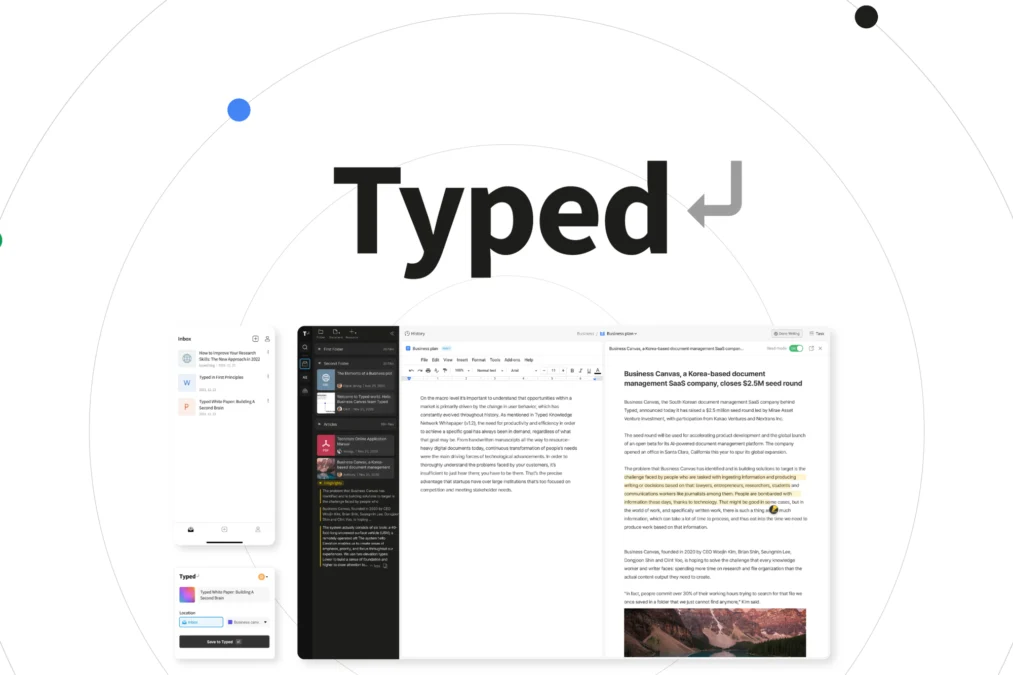 Typed – Organize your notes and docs in one place preview and deal image