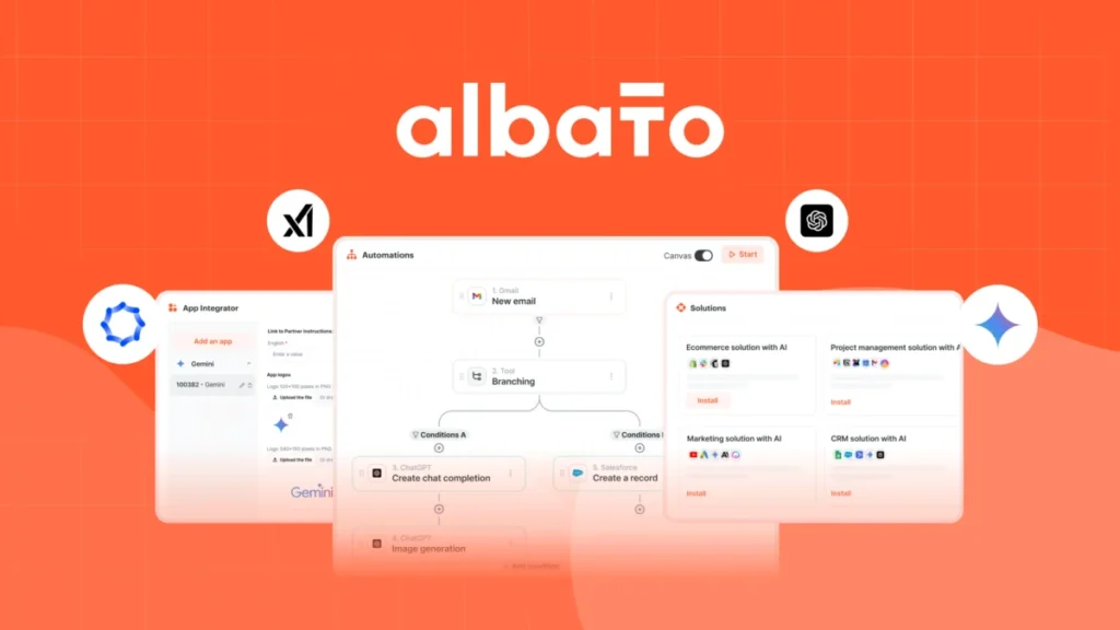 Albato – Automate workflows across 1K+ apps preview and deal image