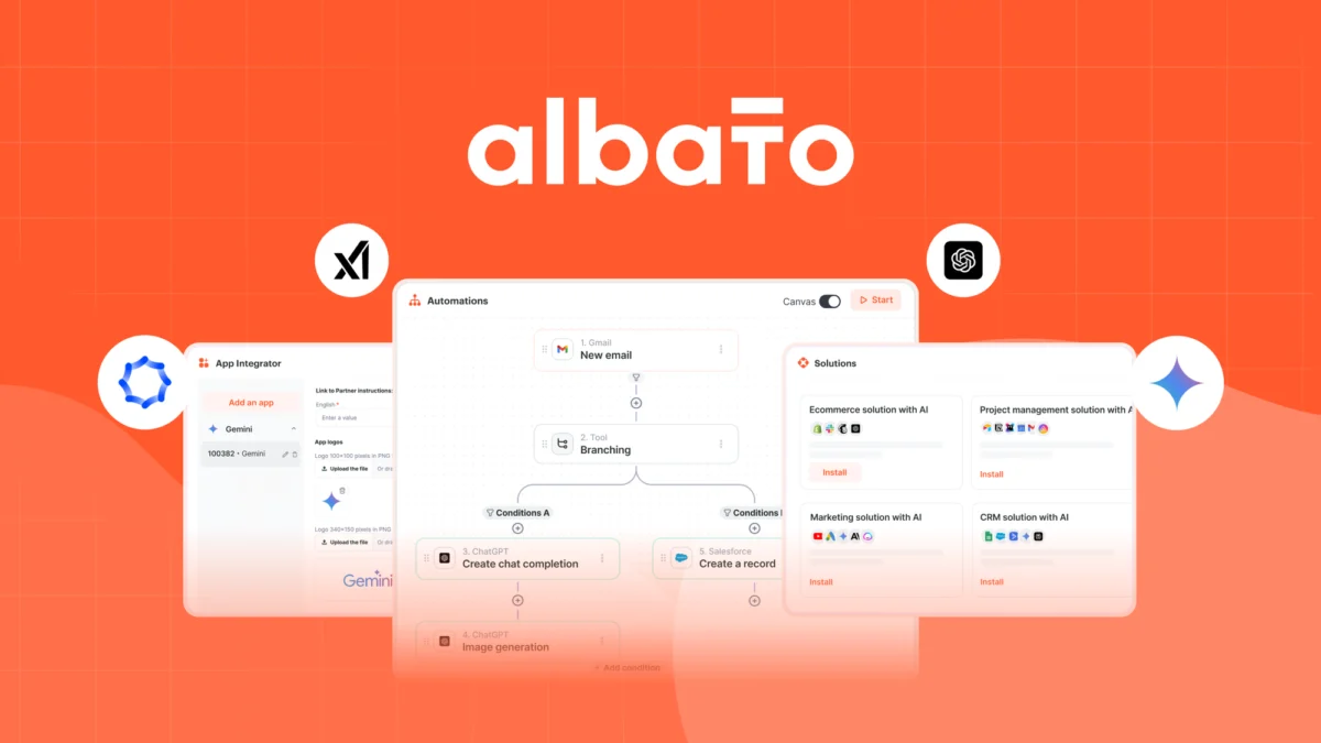 Albato – Automate workflows across 1K+ apps preview and deal image