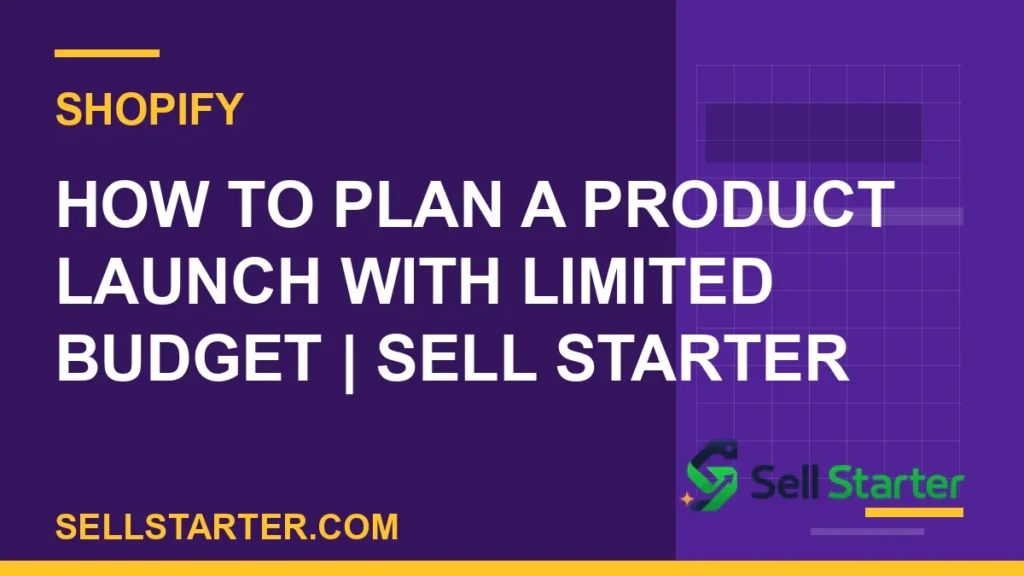 how to plan a product launch with limited budget - How to Plan a Product Launch With Limited Budget | Sell Starter | Sell Starter