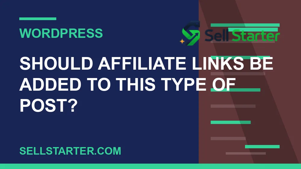 how to study product marketing as a founder - Should affiliate links be added to this type of post? | Sell Starter