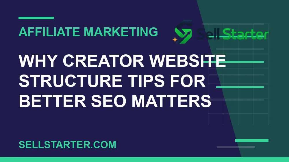 creator website structure tips for better seo - Why creator website structure tips for better seo matters | Sell Starter