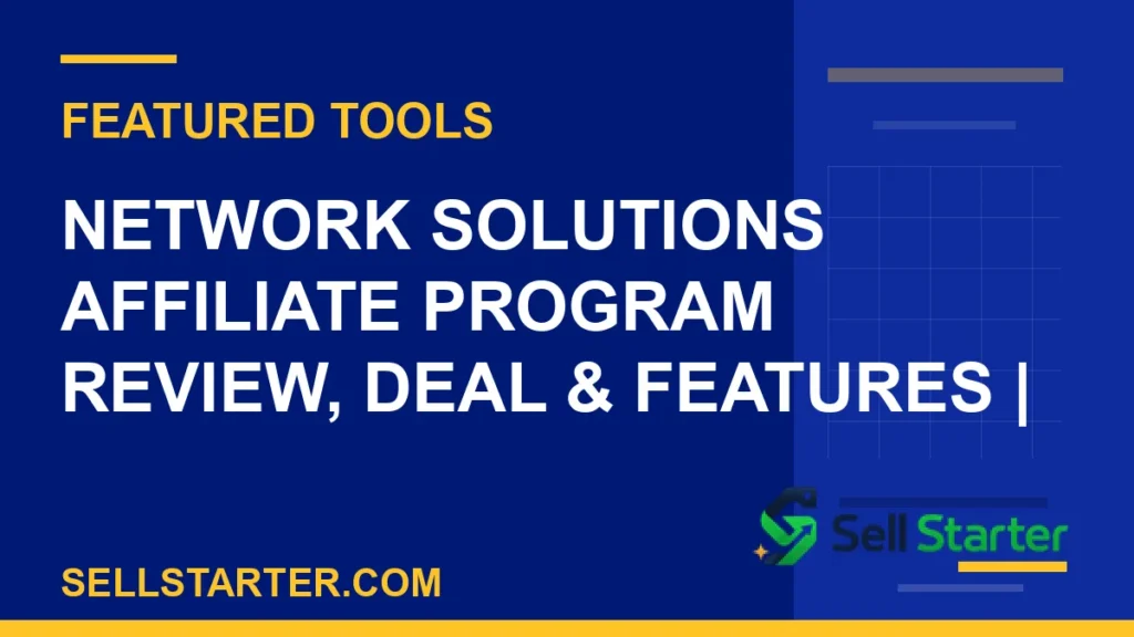 Network Solutions Affiliate Program preview and deal image